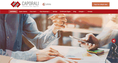 Desktop Screenshot of caporaliseguros.com.br